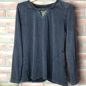 Spenser Knits size XL dark gray, long sleeved top